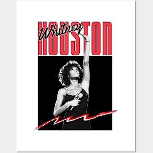 Whitney Houston 80s 90s Music Posters and Art